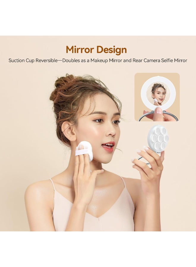 TELESIN° Magnetic Phone Holder with Suction Cup, Compatible with iPhone, Android, MagSafe, Includes Vanity Mirror - Image 3